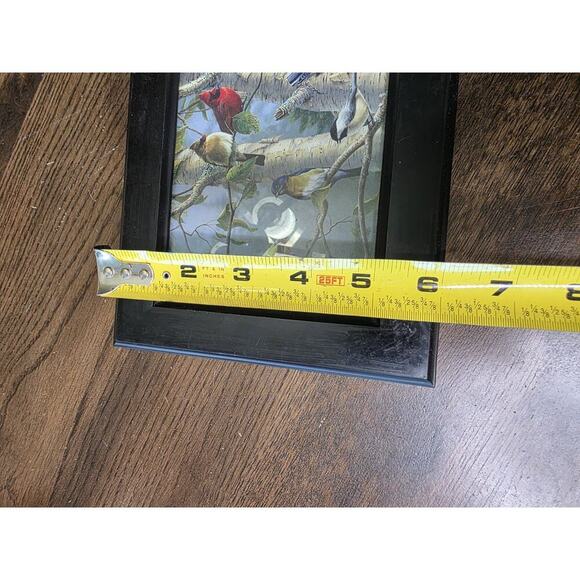 Black Lacquered Jewelry Box Iris Floral Musical Lined Mirror Japan - Works - Picture 2 of 16